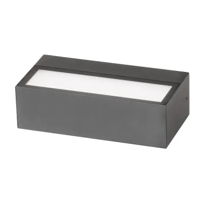 EVN LED-Wandleuchte WAUD65101525 | 2-flammig | IP65 | 10W | 3000-5700K | 700lm | anthrazit | Aluminium | Innen & Außen