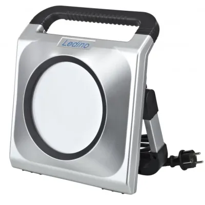 Ledino 11160506001011 LED-Baustrahler 50W, 2 Steckdosen