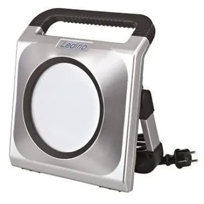 Ledino 11160806001011 LED-Baustrahler 80W, 2 Steckdosen