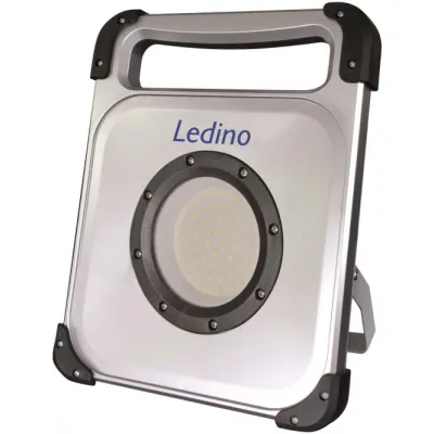 LEDINO Akkustrahler Veddel IP54 50W 3500lm 6500K 4,4Ah 25/50/100%/Blinklicht