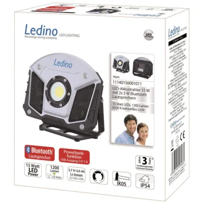 LEDINO Horn Horn 15W, m. Boxen, Bluetooth