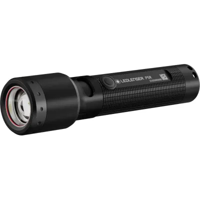 Ledlenser LED Taschenlampe P5R 503109 | 750 Lumen | 280m Fokus | wiederaufladbar USB-C | IP68 wasserdicht | Schwarz