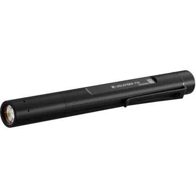Ledlenser Stiftleuchte P4R 503099 | LED Mini-Taschenlampe 300 Lumen | USB-C | 100m Fokus | IP54 | Aluminium | Schwarz