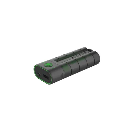 Ledlenser Powerbank Flex7 502125 | mobiles Ladegerät 2x 18650 Akku | 6800 mAh | IP65 | Schnell-Ladefunktion | robust
