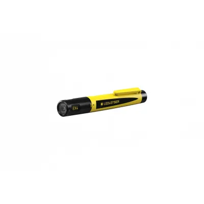 Ledlenser EX4 500682 | Ex-geschützte LED Stiftlampe für Ex-Zone 0/20 | 50 Lumen | 35m Reichweite | IP68 | gelb