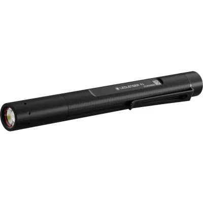 LED LENSER Stiftlampe P4 | Pen-Leuchte | LED | 180 Lumen | 2x AAA | Aluminium | IP54 | 142mm | schwarz