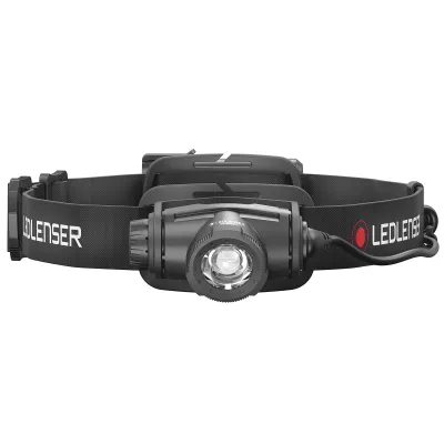 Ledlenser Stirnlampe H5 Core 502193 | LED Kopfleuchte | 350 Lumen | fokussierbar | dimmbar | IP67 | 2xAA | Schwarz