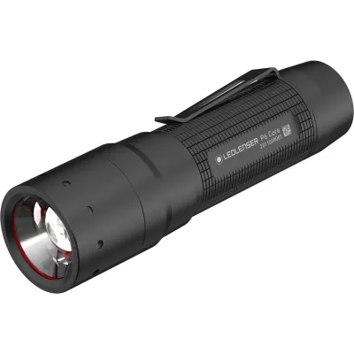 Ledlenser Taschenlampe P6 Core 502600 | LED | 300 Lumen | 200 m Reichweite | IP54 | Aluminium | Schwarz | inkl. 3x AAA