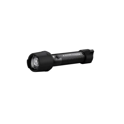 Ledlenser Taschenlampe P7R Work UV 502601 | Profi-LED | 1200 Lumen | UV-Licht 365nm | IP68 | wiederaufladbar | schwarz