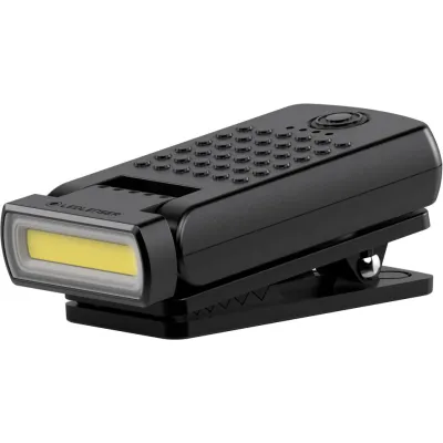 LEDLENSER Taschenlampe W1R Work 502810 | Clip-Leuchte | wiederaufladbar | 220 Lumen | USB-C | Magnet | IP54 | schwarz