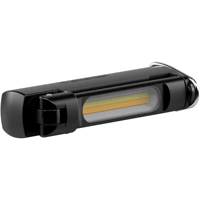 Ledlenser Arbeitsleuchte W7R Work 502737 | LED Akku-Taschenlampe | 600 lm | UV-Licht 365nm | USB-C | IP54 | schwarz