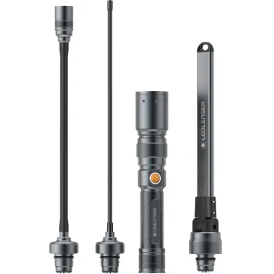 Ledlenser Arbeitsleuchte Workers Friend 502136 | LED Taschenlampe 4-in-1 Set | 350 Lumen | Akku | Aluminium Schwarz