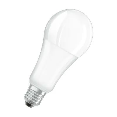 LEDVANCE LED-Lampe E27 | LEDPCLA150D 20W/827 | dimmbar | 2452 lm | warmweiß 2700K | matt | Birnenform | weiß