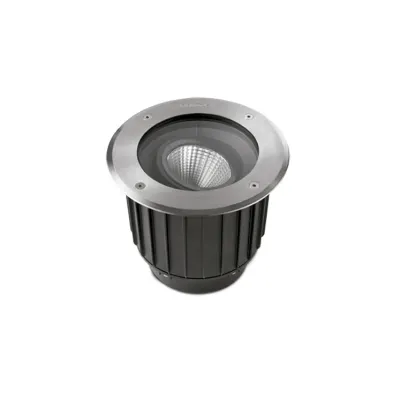 LEDS C4 Bodeneinbauleuchte GEA COB 55-9906-CA-CL | LED 10,5W 3000K | IP65/IP67 | Edelstahl | Ø125mm | befahrbar
