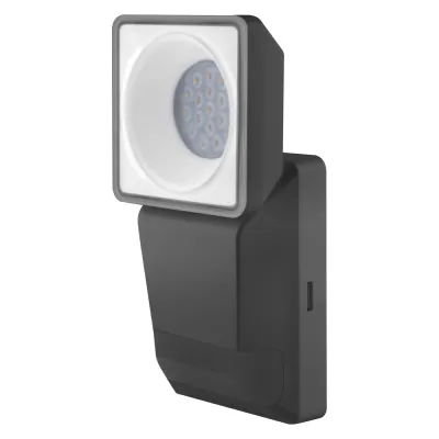 LEDVANCE LED-Außenstrahler mit Sensor 4058075228887 | Endura Pro Spot 8W 750lm 4000K IP55 | Bewegungsmelder | grau