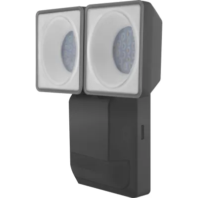 LEDVANCE LED Außenstrahler | ENDURA PRO | 16W | 1500lm | 4000K | Sensor | IP55 | schwenkbar | grau