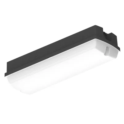 LEDVANCE LED-Wand- und Deckenleuchte BLKH COMP RC SEN V 8W | IP65 | IK10 | Sensor | 3000K/4000K | 840lm | Schwarz
