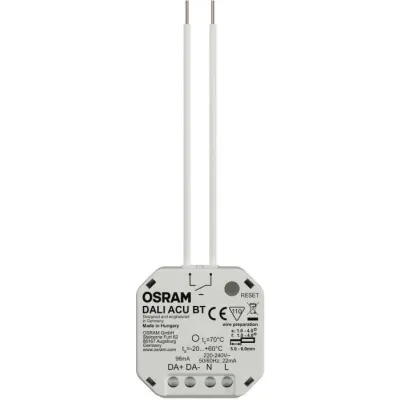 Osram LEDVANCE DALI-Lichtsteuergerät | Tunable White & Standard Weiß | Bluetooth App | 1 Kanal | Unterputzdose
