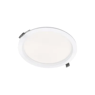 LEDVANCE LED-Einbaustrahler DL CMFT D250 P 42W | LED-Downlight | 5000lm | 3000K/4000K | Ra>90 | Aluminium | IP44 | Weiß