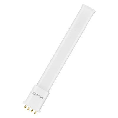LEDVANCE LED Kompaktlampe DULUX S/E11 | 2G7 4-Pin | 6W | 700lm | warmweiß 3000K | 220–240V | matt | IP20 | weiß