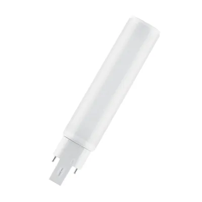 OSRAM LED Kompaktlampe DULUX DE26LED10W/830 G24q-3 | 990 lm | 3000K warmweiß | EVG/230V | 120° | 170mm | weiß