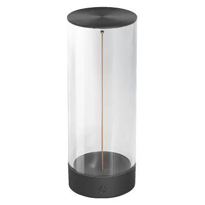 LEDVANCE Tischleuchte Endura Style Decor Filament | LED | dimmbar | Akku USB-C | 1,2W 2700K | grau
