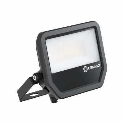 LEDVANCE LED-Fluter FL 50 P 41W 6KLM 865 PS SY100 BK | 6000lm | 41W | 6500K | IP66 | schwenkbar | Aluminium schwarz