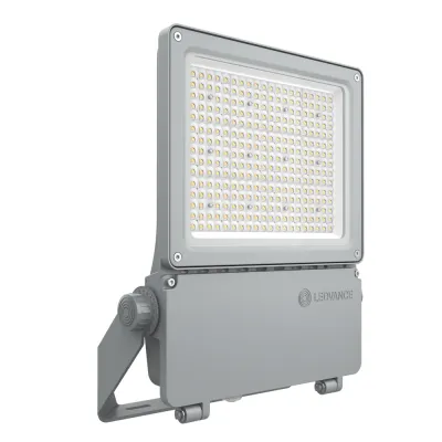 LEDVANCE LED-Flutlichtstrahler FL FLEX P 130W | 19900 lm | IP66 | 4000K neutralweiß | asymmetrisch | Aluminium weiß
