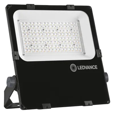 LEDVANCE LED-Strahler FL PFM 100W/4000K ASYM 55x110 4058075353527 | 12900lm | IP66 | IK08 | Aluminium Schwarz
