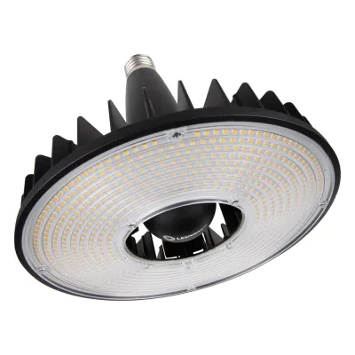 LEDVANCE LED Hallenleuchte HID Highbay 150W 21000lm E40 4000K neutralweiß | Ersatz für HQI/HID 250W | IP40 | schwarz