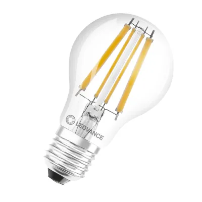 LEDVANCE LED-Lampe E27 11W 1521lm | Filament Classic A100 | 4000K Neutralweiß | klar | nicht dimmbar | 15000h