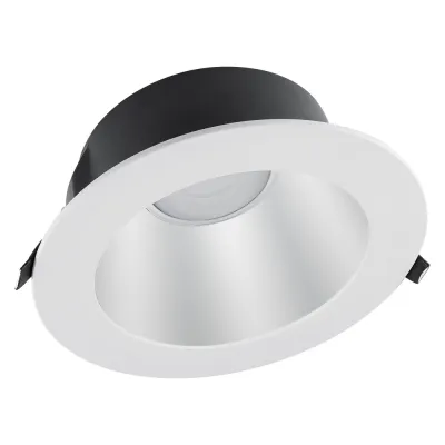 LEDVANCE LED-Downlight DL UGR19 DN155 PFM 14W 830 DALI | IP54 | 1500lm | 3000K | Einbau | Aluminium | weiß
