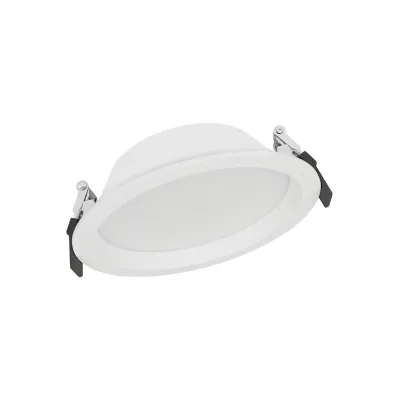 LEDVANCE LED Downlight 14W 1190lm | Einbaustrahler 3000K | IP44 | Aluminium Weiß | Ø160mm