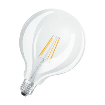 OSRAM LED-Globelampe GLOWdim 7W E27 806lm klar | dimmbar | 2200-2700K | Filament | Kugelform 125mm | warmweiß