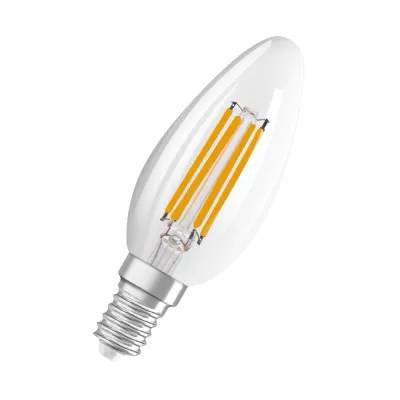 LEDVANCE LED-Kerzenlampe E14 827, GLOWd LEDSCLB40GD4W827FE14