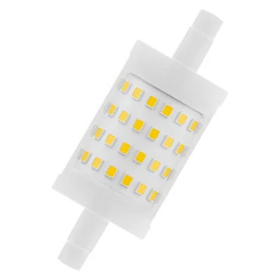 LEDVANCE LED R7s Stablampe LINE78 9,5W 78mm 1055lm 2700K dimmbar | warmweiß | klar | 300° Abstrahlung | EEK E