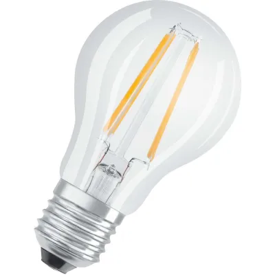 OSRAM LEDVANCE LED-Lampe E27 LEDPCLA40D 4,8W 2700K 470lm dimmbar | Filament | warmweiß | klar | A60 | 15.000h