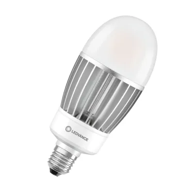 LEDVANCE LED-Lampe E27 HQL LED P 6000lm 41W 840 | Ersatz für HQL | 4000K neutralweiß | IP65 | 360° | matt | weiß