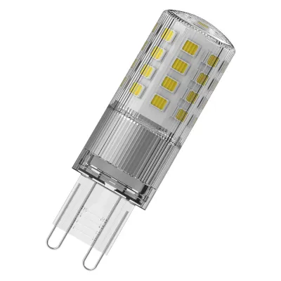 LEDVANCE LED-Lampe G9 LEDPIN40D4W827CLG9P | 4W | 470 lm | 2700K warmweiß | dimmbar | klar | Rundum-Abstrahlung | 59 mm