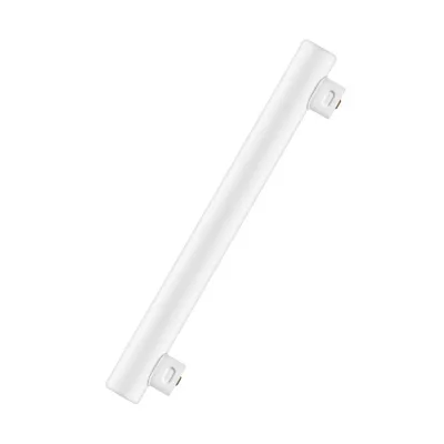 LEDVANCE LED-Röhrenlampe LEDinestra Base 300mm S14s 3,5W 370lm 2700K | warmweiß | matt | IP20 | EEK F | weiß