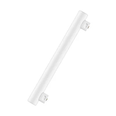 LEDVANCE LED-Röhrenlampe LEDinestra Base 300mm S14s 3,5W 370lm 2700K | warmweiß | matt | IP20 | EEK F | weiß