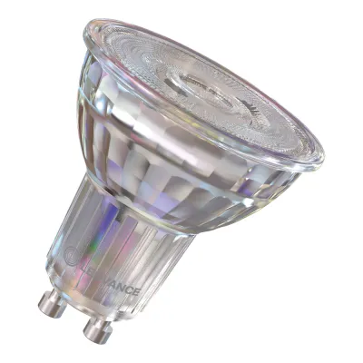 LEDVANCE LED-Reflektorlampe PAR16 3,7W GU10 2700K 350lm | 36° Abstrahlwinkel | warmweiß | Glas klar | EEK E