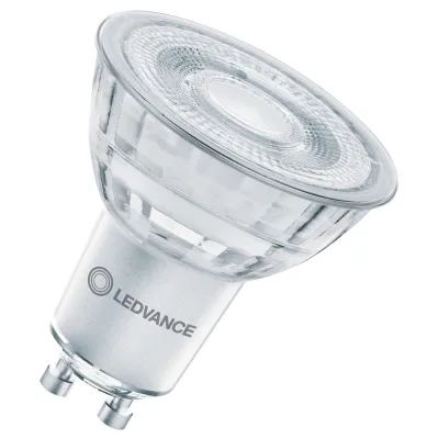 LEDVANCE LED-Reflektor PAR16 GU10 4,5W 350lm 1800–2700K Glowdim dimmbar | 36° | warmweiß | Glas | IP20