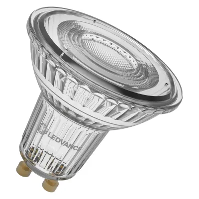 LEDVANCE LED-Reflektorlampe PAR16 6,1W 4000K GU10 | dimmbar | 575 lm | 36° Abstrahlwinkel | CRI 90 | Glas klar