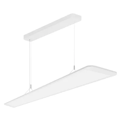 LEDVANCE LED-Pendelleuchte PANEL D/I 1200 36W 3000K UGR19 DALI | Direkt-/Indirektbeleuchtung | Aluminium weiß