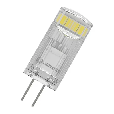 LEDVANCE LED Stiftsockellampe G4 | PIN20 1.5W 827 | 12V AC/DC | 200lm | warmweiß 2700K | 320° Abstrahlwinkel | klar