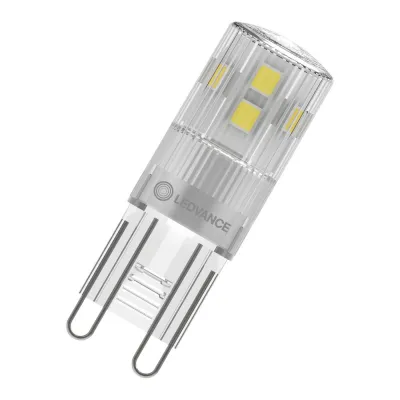 LEDVANCE LED-PIN-Lampe G9 1,9W 2700K 200lm klar | Retrofit Stecksockel | warmweiß | 300° Abstrahlwinkel | 15.000h