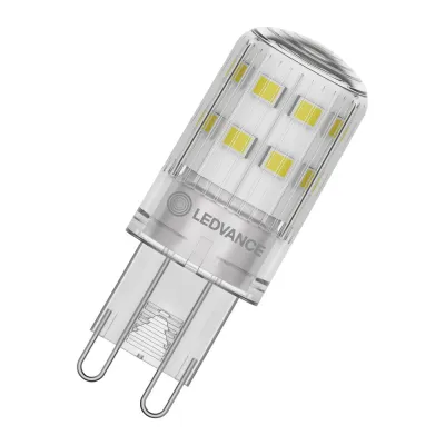 LEDVANCE LED Lampe G9 | 3W DIM 827 Clear | dimmbar | 320lm | 2700K warmweiß | 300° | klar | 49x18mm | EEK F