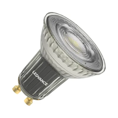 LEDVANCE LED-Reflektorlampe PAR16 8W 827 GU10 | dimmbar | 2700K warmweiß | 750lm | 36° Abstrahlwinkel | Glas | IP20