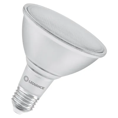 LEDVANCE PAR38 LED-Reflektorlampe | E27 15,2W dimmbar | 2700K warmweiß | 1035lm | 30° | Glas